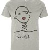 Henry Tiger Unisex DISNEY CLASSICS CRUELLA - T-Shirt Print - Melange Grey