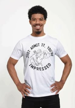 Henry Tiger Unisex DISNEY BEAUTY & THE BEAST - YOURE IMPRESSED GASTON - T-Shirt Print - White