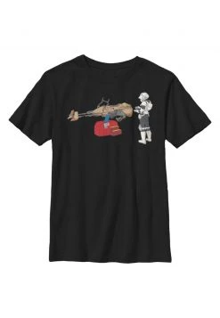Henry Tiger Unisex STAR WARS - T-Shirt Print - Black