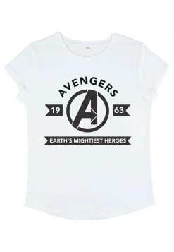 Henry Tiger Damen MARVEL AVENGERS CLASSIC - AVENGERS FLAG ICON - T-Shirt Print - White -Günstiges Henry Tiger Geschäft 8c23d17decfb40cfb1342b8fd3d3b571