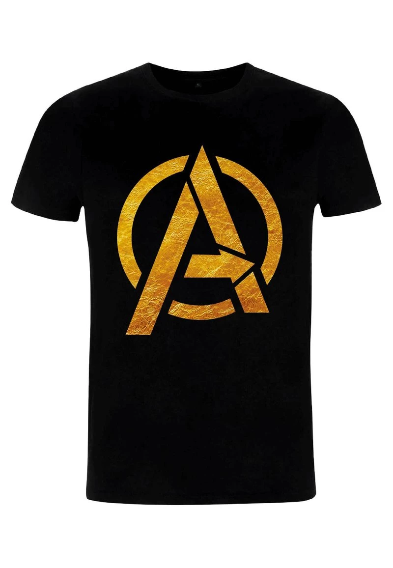 Henry Tiger Unisex MARVEL AVENGERS CLASSIC - GOLD FOIL AVENGERS - T-Shirt Print - Black 4 Henry Tiger Unisex MARVEL AVENGERS CLASSIC - GOLD FOIL AVENGERS - T-Shirt Print - Black – Bild 4