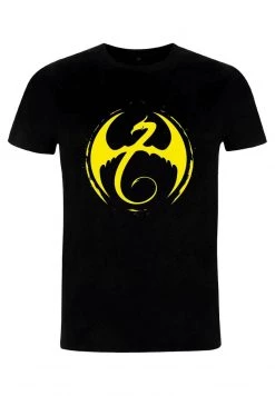Henry Tiger MARVEL DEFENDERS - IRON FIST LOGO - T-Shirt Print - Black | Unisex -Günstiges Henry Tiger Geschäft 8cb4afbcc3a94ef7ab27d66cd75477ed