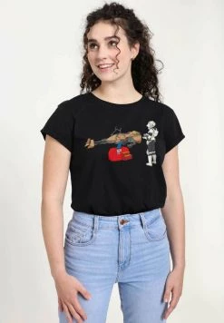 Henry Tiger Damen STAR WARS: CLASSIC - TROOPER RIDE - T-Shirt Print - Black -Günstiges Henry Tiger Geschäft 8ce6f775230043efb68bac4b8b23cd96
