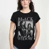 Henry Tiger Damen MARVEL TWO WIDOWS MIRROR - T-Shirt Print - Black