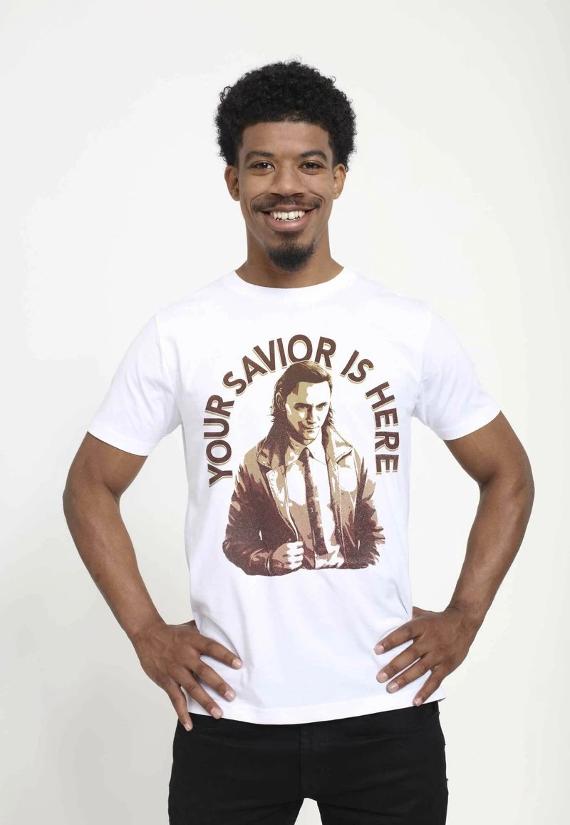 Henry Tiger Unisex MARVEL - T-Shirt Print - White 1 Henry Tiger Unisex MARVEL - T-Shirt Print - White