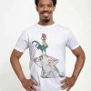 Henry Tiger Unisex PIXAR MOANA - PUA - T-Shirt Print - White