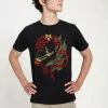 Henry Tiger Unisex DISNEY MULAN - MULAN FIGHTING SPIRIT - T-Shirt Print - Black