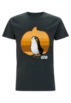 Henry Tiger STAR WARS UNISEX PORG SIMPLE PUMPKIN - T-Shirt Print - Melange Black -Günstiges Henry Tiger Geschäft 8d99710039934f619c9ee419db5227fc