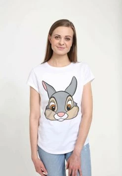 Henry Tiger Damen DISNEY CLASSICS THUMPER BIG FACE - T-Shirt Print - White