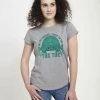Henry Tiger Damen PIXAR - T-Shirt Print - Melange Grey
