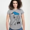 Henry Tiger Damen DISNEY CLASSICS MICKEY CLASSIC - TONAL LINE DONALD - T-Shirt Print - Melange Grey