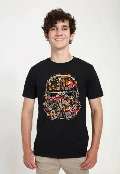 Henry Tiger STAR WARS - CANDY TROOPER FACE - T-Shirt Print - Black | Unisex