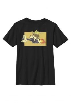 Henry Tiger Unisex STAR WARS SPEEDER BIKE FORCE - T-Shirt Print - Black