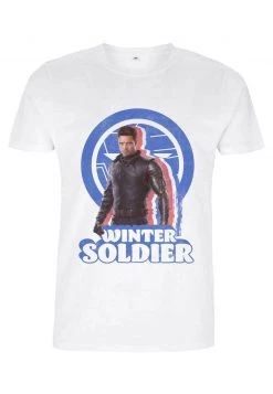 Henry Tiger Unisex MARVEL DISTRESSED BUCKY - T-Shirt Print - White -Günstiges Henry Tiger Geschäft 8e4eddcf5a4d4ae3960e54b4328b27f0