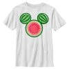 Henry Tiger Unisex DISNEY WATERMELON EARS - T-Shirt Print - White