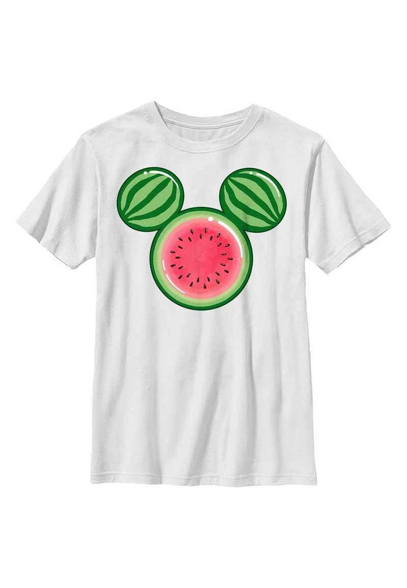 Henry Tiger Unisex DISNEY WATERMELON EARS - T-Shirt Print - White 1 Henry Tiger Unisex DISNEY WATERMELON EARS - T-Shirt Print - White