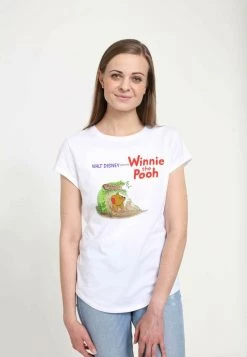 Henry Tiger Damen DISNEY CLASSICS WINNIE THE POOH - WINNIE THE POOH VINTAGE - T-Shirt Print - White