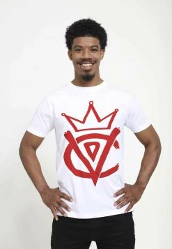 Henry Tiger DISNEY CLASSICS UNISEX CRUELLA EMBLEM - T-Shirt Print - White