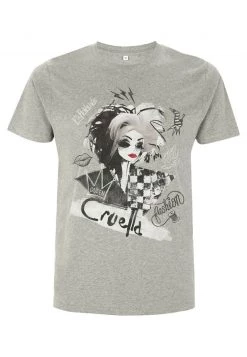 Henry Tiger DISNEY CLASSICS UNISEX ARTSY CRUELLA - T-Shirt Print - Melange Grey -Günstiges Henry Tiger Geschäft 8f5085cafce04a658e27d32ef73d90b6