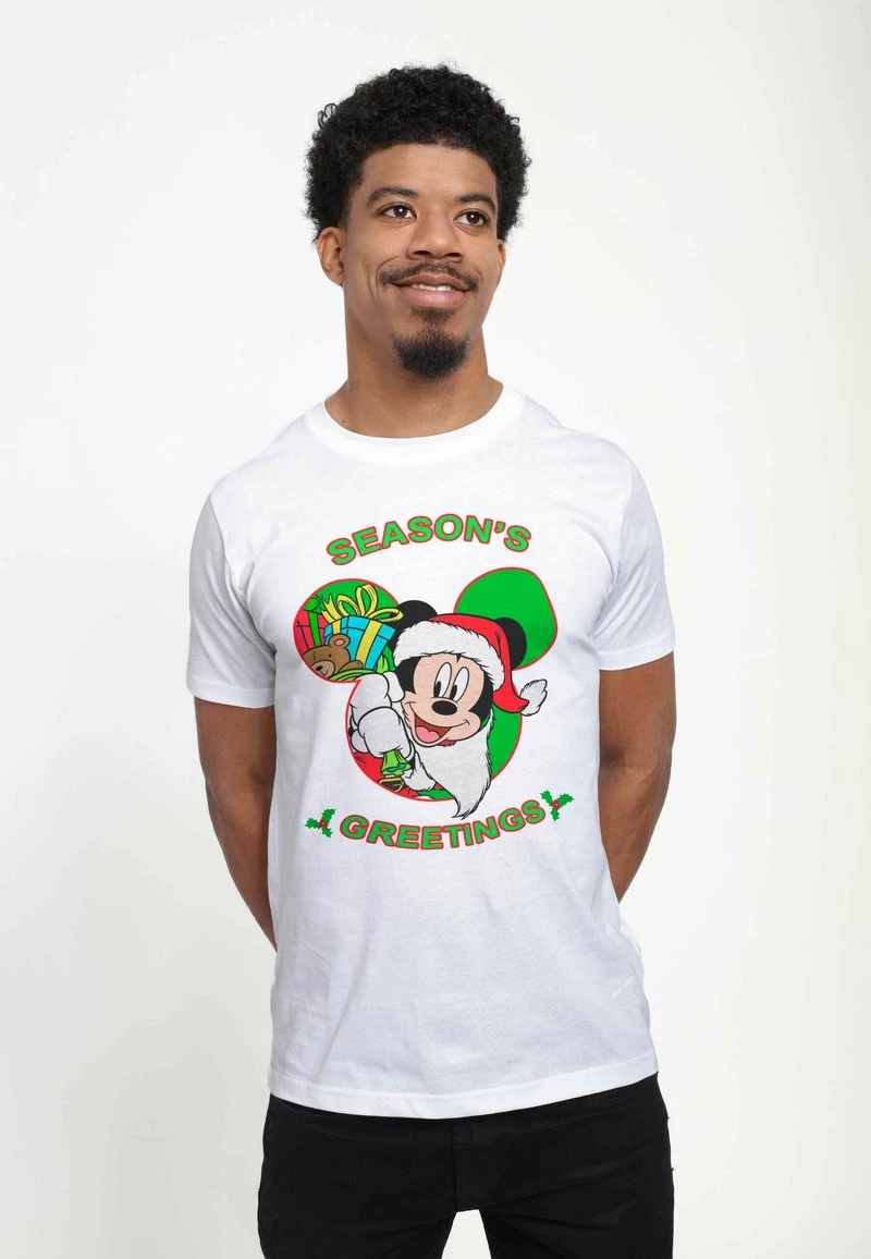 Henry Tiger DISNEY CLASSICS MICKEY CLASSIC - MICKEYS GREETING - T-Shirt Print - White | Unisex 3 Henry Tiger DISNEY CLASSICS MICKEY CLASSIC - MICKEYS GREETING - T-Shirt Print - White | Unisex – Bild 3