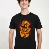 Henry Tiger STAR WARS UNISEX MANDO PUMPKIN - T-Shirt Print - Black