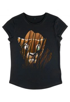 Henry Tiger Damen DISNEY THE LION KING - HUNTRESS - T-Shirt Print - Black -Günstiges Henry Tiger Geschäft 9095b94daf4b4e6fb7284695284d8a87