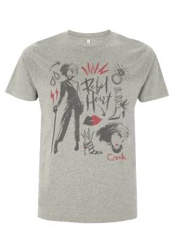 Henry Tiger DISNEY CLASSICS UNISEX CRUELLA FASHION SKETCHES - T-Shirt Print - Melange Grey -Günstiges Henry Tiger Geschäft 910a61b8627c431081a8727ee1629bd5