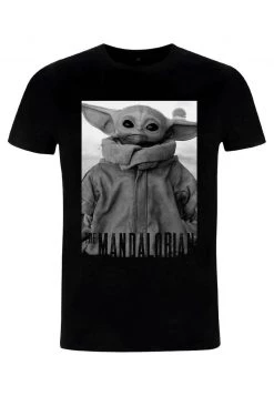 Henry Tiger Unisex STAR WARS: THE MANDALORIAN - ONLY ONE - T-Shirt Print - Black -Günstiges Henry Tiger Geschäft 915f20f638394c9c96917a1874203367