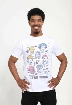Henry Tiger STAR WARS UNISEX TEXTBOOK CHARACTERS - T-Shirt Print - White -Günstiges Henry Tiger Geschäft 917c6bdb739d42f1a7c176497431ed5e