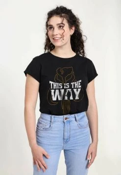 Henry Tiger STAR WARS WAY - T-Shirt Print - Black | Damen -Günstiges Henry Tiger Geschäft 918798a471864e8c802bbcf469d939c9