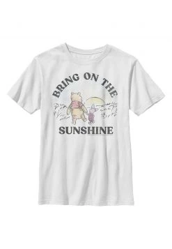 Henry Tiger Unisex DISNEY CLASSICS WINNIE THE POOH BRING ON THE SUNSHINE - T-Shirt Print - White