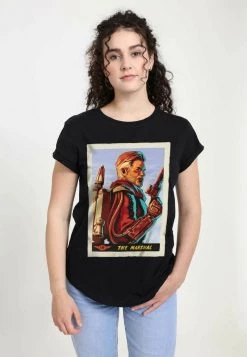 Henry Tiger Damen STAR WARS MARSHAL CARD - T-Shirt Print - Black