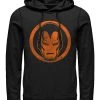 Henry Tiger Unisex MARVEL IRON ORANGE - Kapuzenpullover - Black