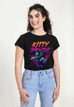 Henry Tiger Damen MARVEL KITTY PRYDE - T-Shirt Print - Black -Günstiges Henry Tiger Geschäft 92134ec2f0634d31ac8efad7d1222d99