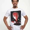 Henry Tiger Herren MARVEL BLACK WIDOW - WIDOW PORTRAIT - T-Shirt Print - White
