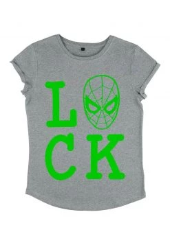 Henry Tiger Damen MARVEL AVENGERS CLASSIC - SPIDER LUCK - T-Shirt Print - Melange Grey 5 Henry Tiger Damen MARVEL AVENGERS CLASSIC - SPIDER LUCK - T-Shirt Print - Melange Grey -Günstiges Henry Tiger Geschäft 9267a19153d844cdb40cd8249dd417e9