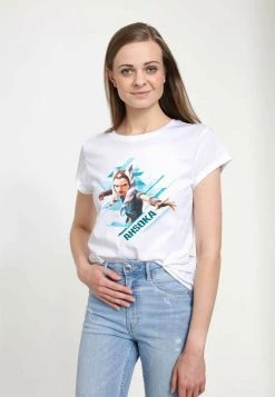 Henry Tiger Damen STAR WARS: CLONE WARS - AHSOKA ANGLED - T-Shirt Print - White -Günstiges Henry Tiger Geschäft 926a3af4c6ec40c98ce619763eff1623
