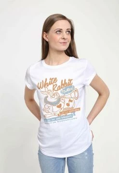 Henry Tiger DISNEY CLASSICS ALICE IN WONDERLAND - WHITE RABBIT - T-Shirt Print - White | Damen -Günstiges Henry Tiger Geschäft 92888a735f2341d5b7c34bf7429ac7a0