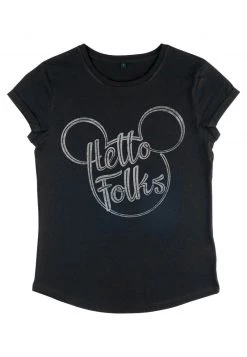 Henry Tiger DISNEY CLASSICS MICKEY CLASSIC - HELLO FOLKS - T-Shirt Print - Black | Damen -Günstiges Henry Tiger Geschäft 928b5d4672b34d3b913a40854c7b25aa