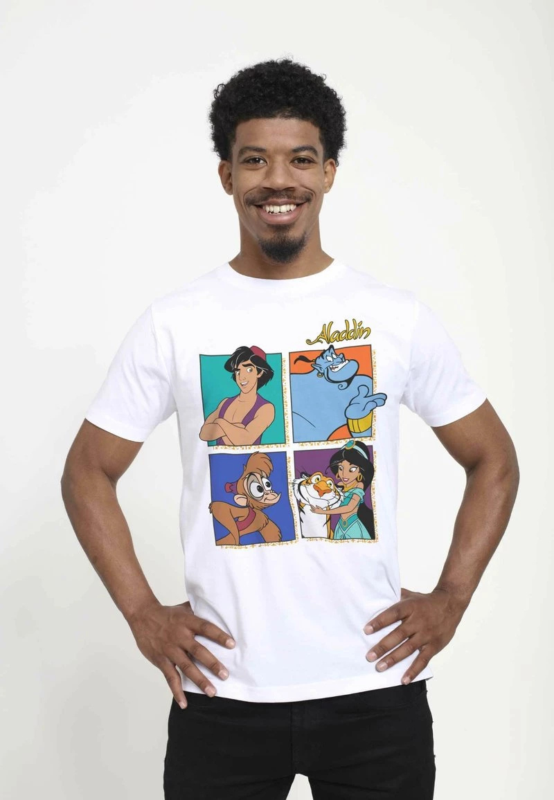 Henry Tiger Unisex DISNEY ALADDIN FOUR - T-Shirt Print - White 1 Henry Tiger Unisex DISNEY ALADDIN FOUR - T-Shirt Print - White