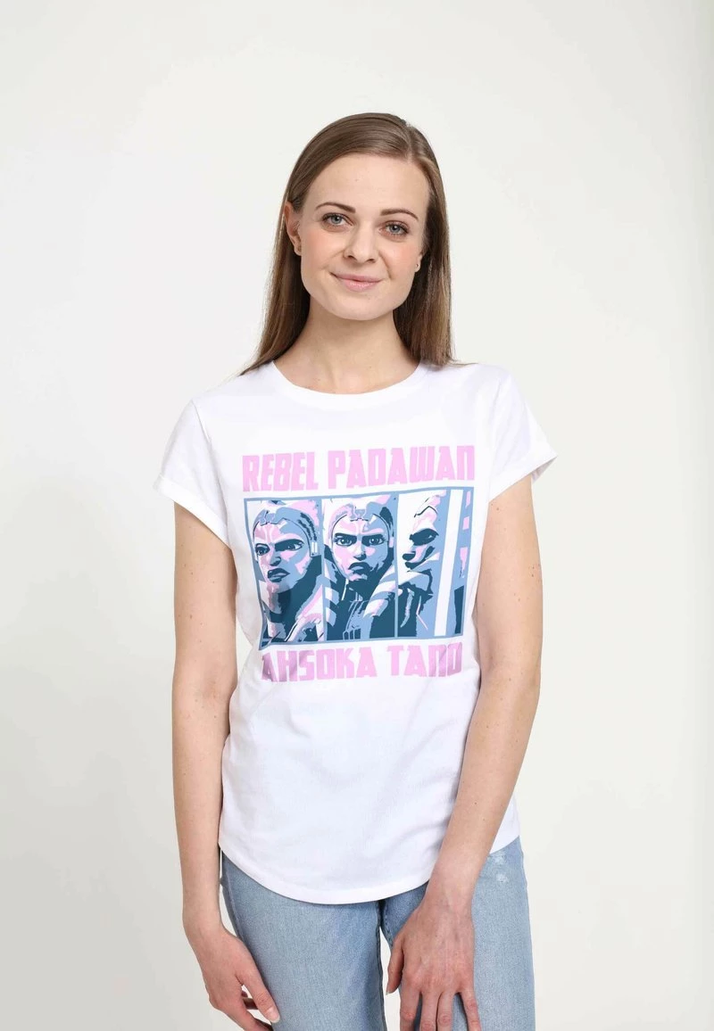 Henry Tiger Damen STAR WARS: CLONE WARS - AHSOKA REBEL BOXUP - T-Shirt Print - White 3 Henry Tiger Damen STAR WARS: CLONE WARS - AHSOKA REBEL BOXUP - T-Shirt Print - White – Bild 3