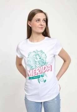 Henry Tiger Damen DISNEY DISNEY PRINCESSES - MERIDA POP - T-Shirt Print - White -Günstiges Henry Tiger Geschäft 93bd4aa32ba04f3f995b54beedd75ba1