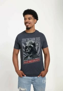 Henry Tiger STAR WARS: CLASSIC - GALAXY RULER - T-Shirt Print - Melange Black | Unisex -Günstiges Henry Tiger Geschäft 94b382df37a54d1a859d078dd1265334