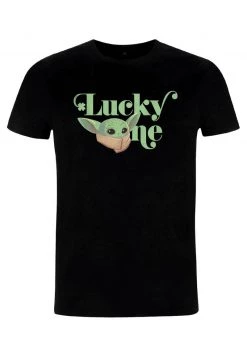 Henry Tiger STAR WARS: THE MANDALORIAN - LUCKY ONE - T-Shirt Print - Black | Unisex -Günstiges Henry Tiger Geschäft 94b5cc447fc64f1dbc641cc10a5712af