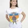 Henry Tiger Damen STAR WARS WOMEN'S JEDI TANO - T-Shirt Print - White