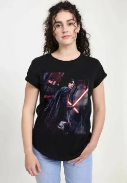 Henry Tiger STAR WARS KYLO - T-Shirt Print - Black | Damen -Günstiges Henry Tiger Geschäft 94d9e7ac51614296baa31ade30b0966e