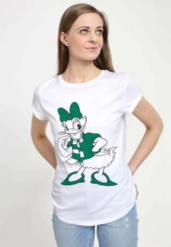 Henry Tiger DISNEY CLASSICS MICKEY CLASSIC - PINE GREEN DAISY - T-Shirt Print - White | Damen -Günstiges Henry Tiger Geschäft 94e4edb993f94582a0c8918143c4bfbd