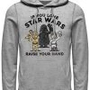 Henry Tiger Unisex STAR WARS RAISE YOUR HANDS - Kapuzenpullover - Melange Grey