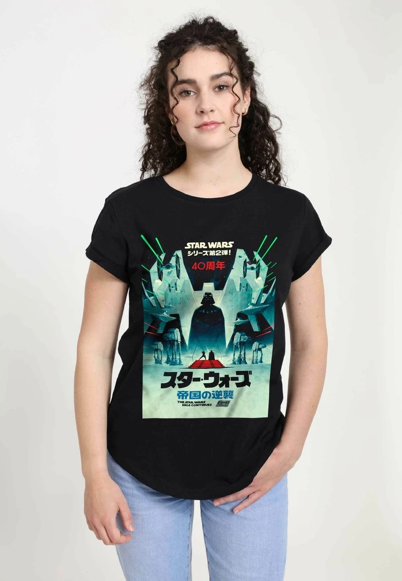 Henry Tiger STAR WARS: CLASSIC - ESB JAPANESE POSTER - T-Shirt Print - Black | Damen 1 Henry Tiger STAR WARS: CLASSIC - ESB JAPANESE POSTER - T-Shirt Print - Black | Damen