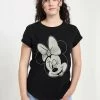 Henry Tiger Damen DISNEY CLASSICS MICKEY CLASSIC - MINNIE WINK - T-Shirt Print - Black